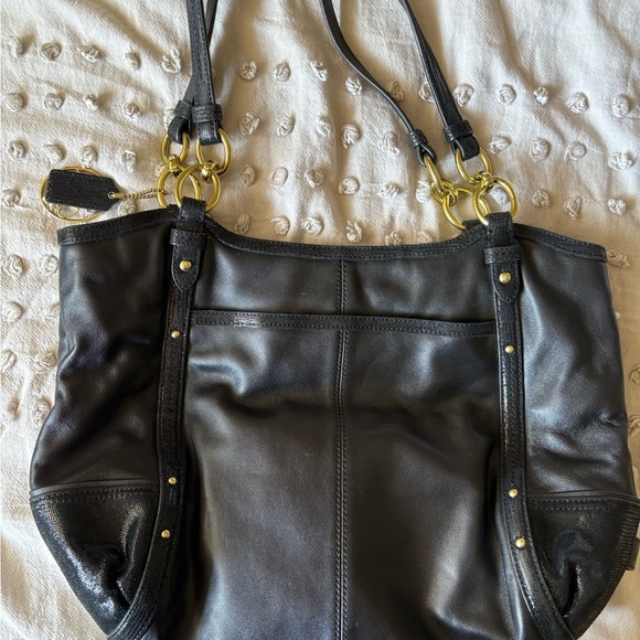 Coach large Alexandra Python Chain Shoulder bag - Picture 4 of 7